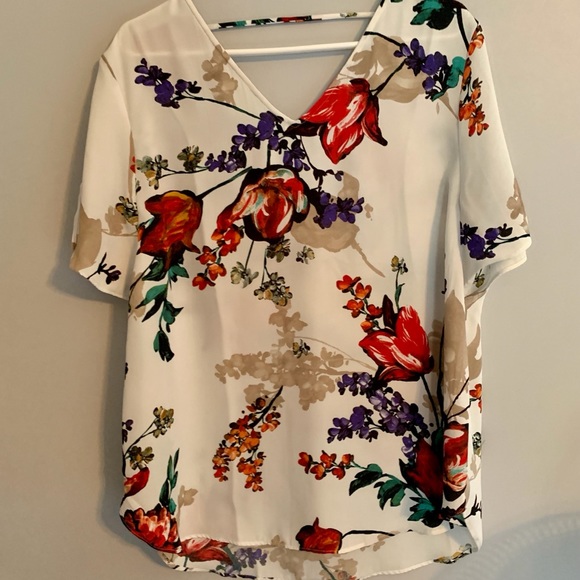 Beautiful Cleo floral blouse (xl) - Picture 1 of 4